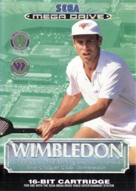 Wimbledon Championship Tennis (USA) (Beta) box cover front